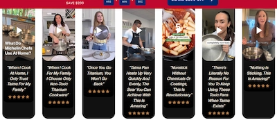Taima Pans customer reviews